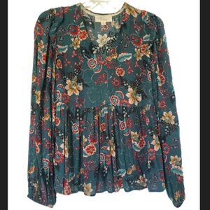 Nurture by Westbound Boho Peasant Top XL